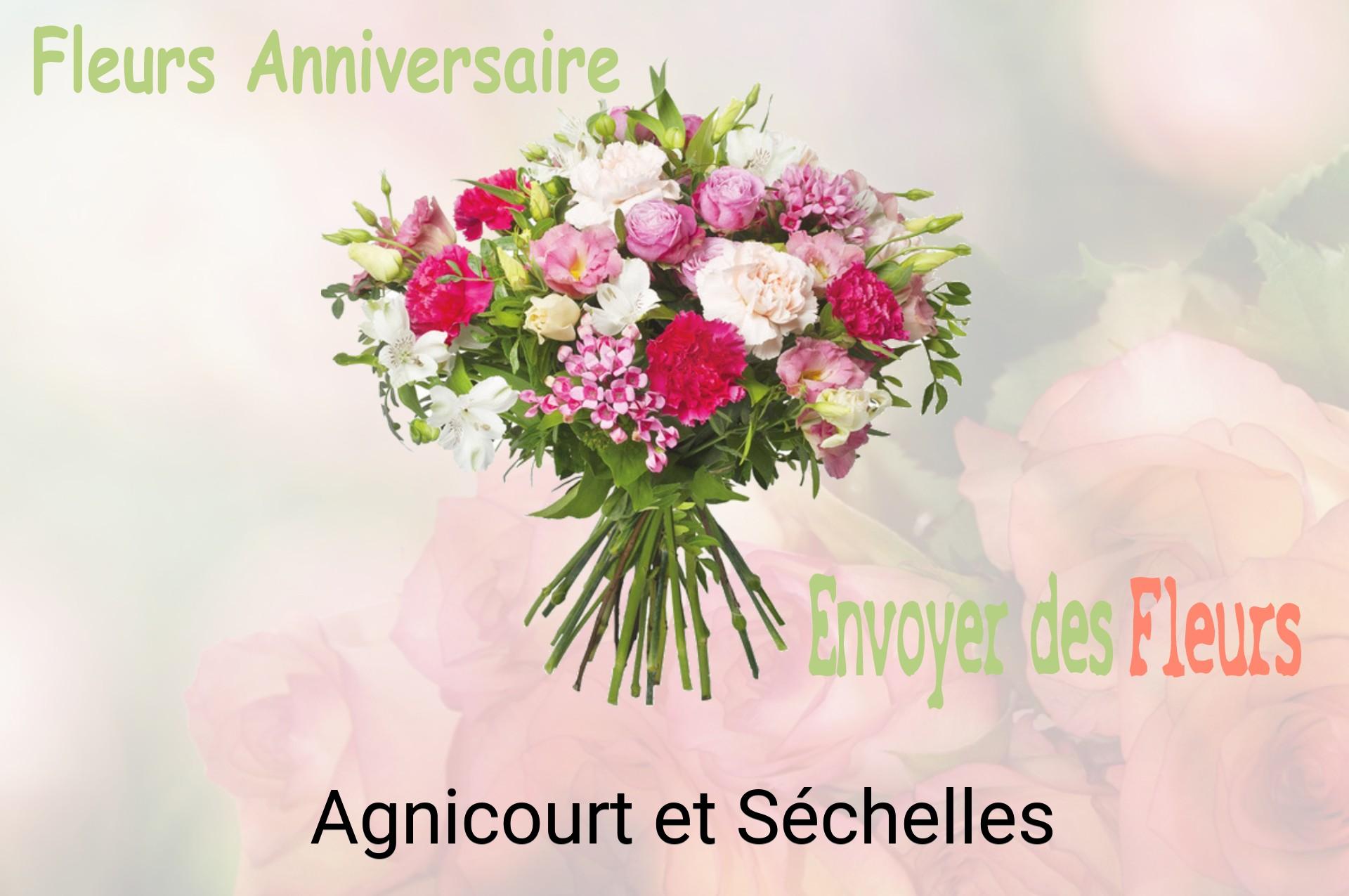 Bouquet de fleurs d’anniversaire livré à Agnicourt-et-Séchelles