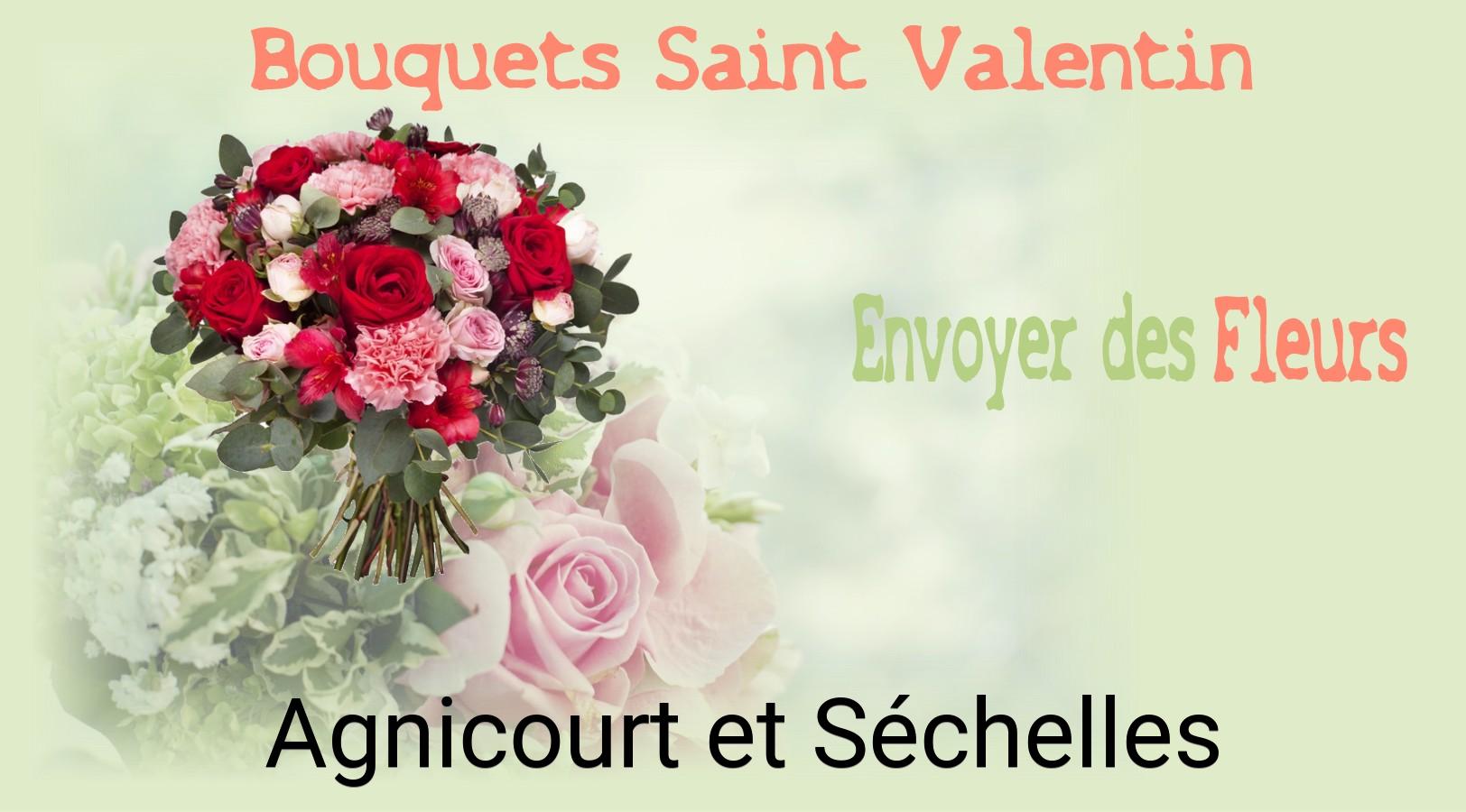 Roses de Saint-Valentin livrées à Agnicourt-et-Séchelles